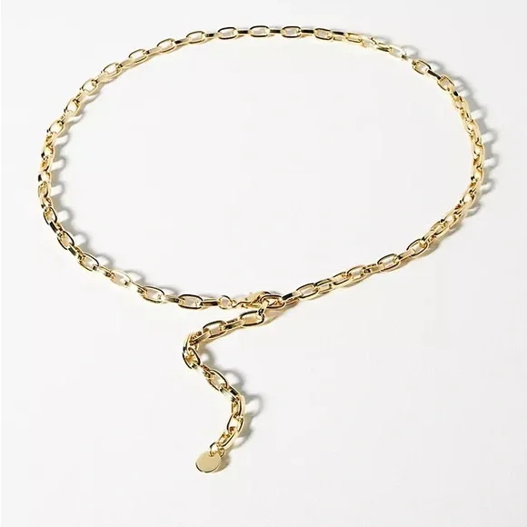 Anthropologie Gold Chain Belt By Anthropologie Double Chain Belt | Anthropologie UK main image 4